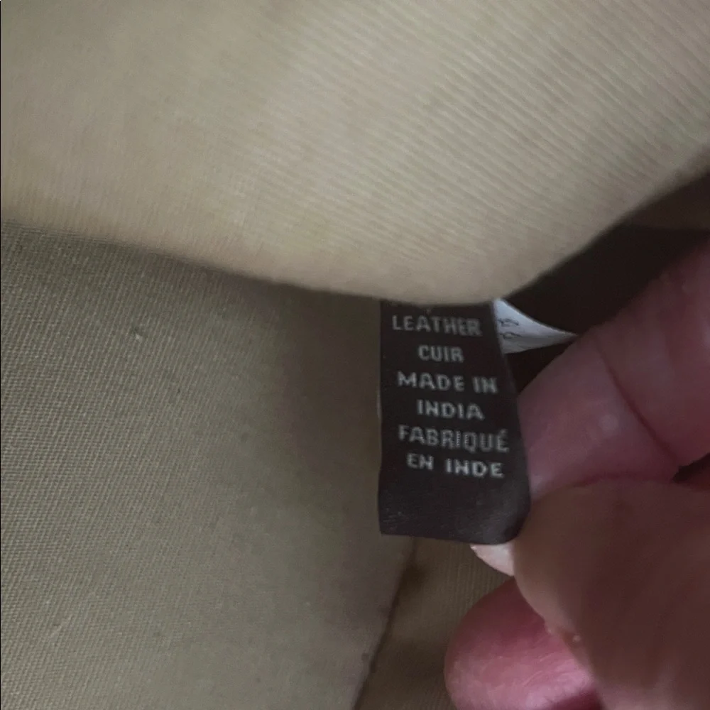 Authentic Frye Tan Leather Tote Bag Great  Condition - Picture 13 of 16